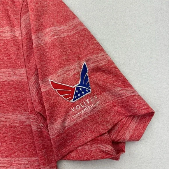 Puma Volition Performance Golf Polo Shirt Mens M Red Short Sleeve Butte Ranch - Picture 3 of 9